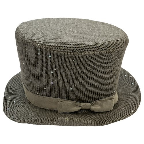Pre-owned Brunello Cucinelli Cashmere Hat In Grey