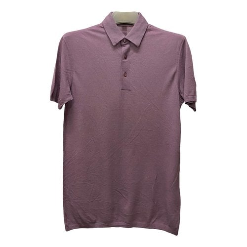 Pre-owned Ermenegildo Zegna Polo Shirt In Purple