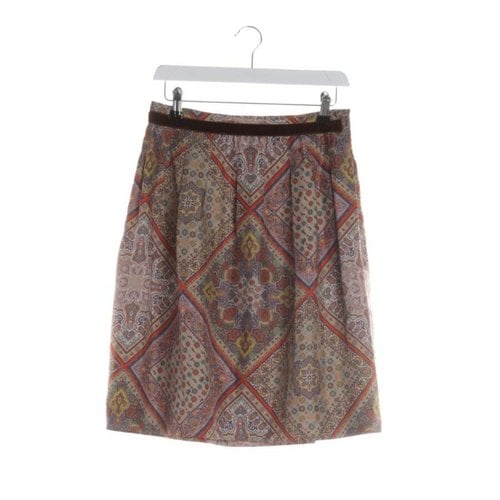 Pre-owned Etro Silk Skirt In Multicolour