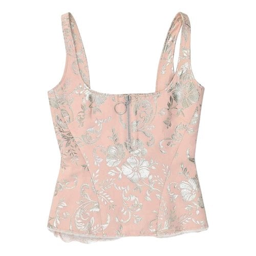 Pre-owned Marques' Almeida Corset In Pink