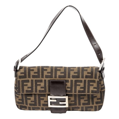 Pre-owned Fendi Baguette Leather Handbag In Other