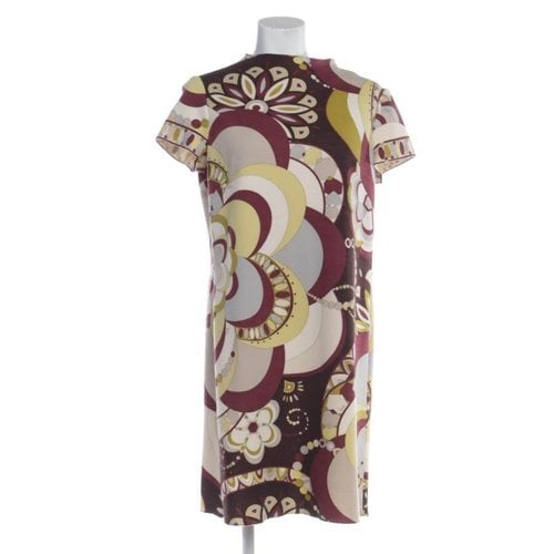 Pre-owned Emilio Pucci Wool Dress In Multicolour