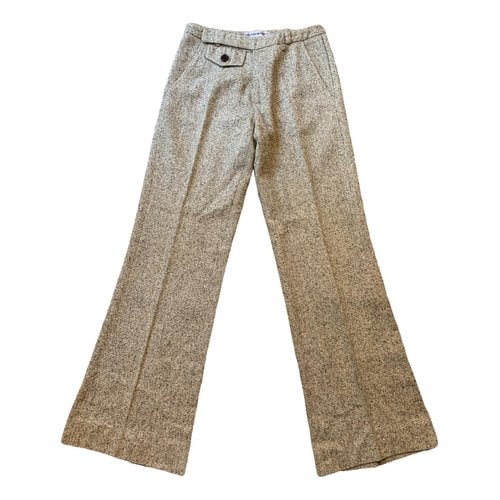 Pre-owned Roland Mouret Straight Pants In Grey
