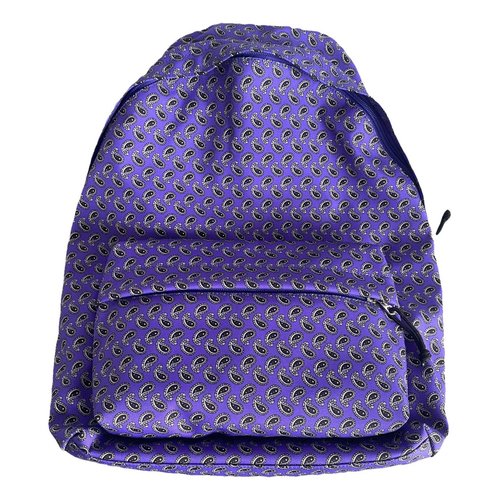 Pre-owned Balenciaga Cloth Backpack In Purple