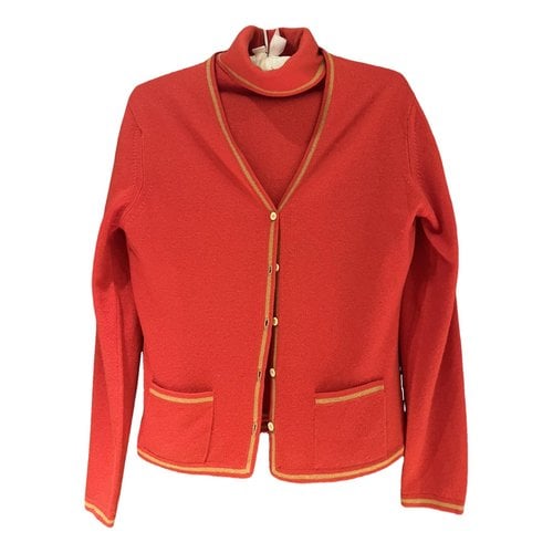 Pre-owned Ballantyne Cashmere Twin-set In Red