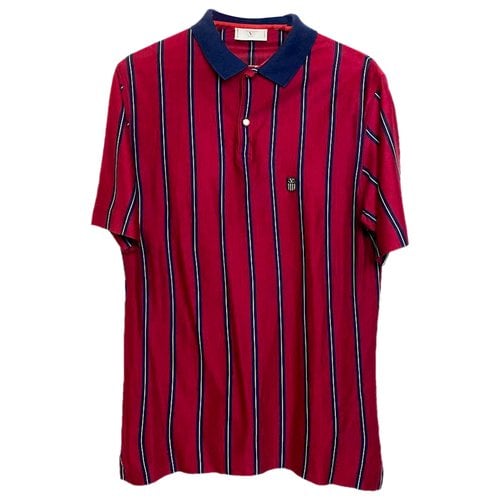 Pre-owned Valentino Polo Shirt In Red