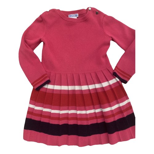 Pre-owned Jacadi Kids' Wool Dress In Pink