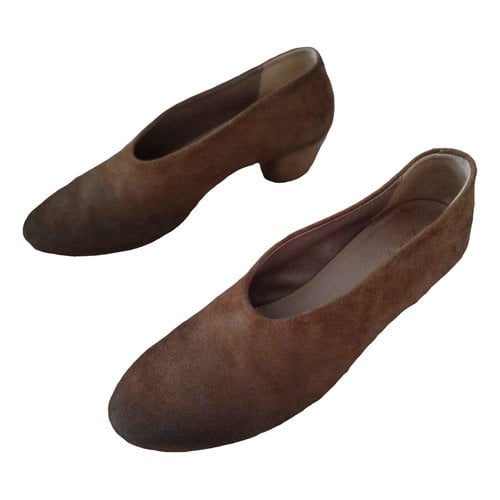 Pre-owned Marsèll Leather Heels In Brown
