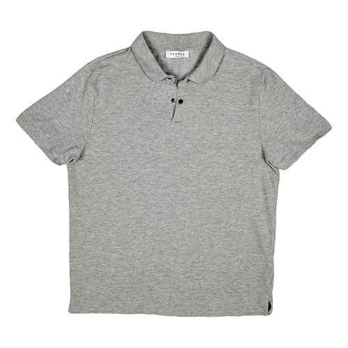 Pre-owned Sandro Polo Shirt In Grey