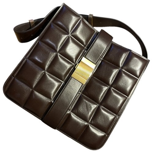 Pre-owned Bottega Veneta Marie Padded Leather Handbag In Brown