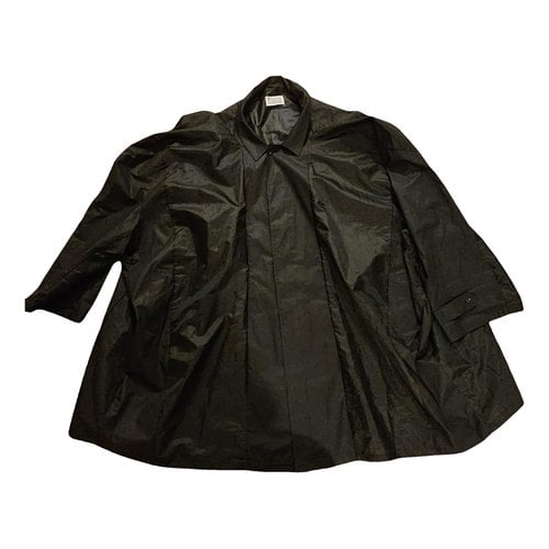 Pre-owned Maison Margiela Trench Coat In Black