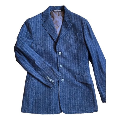 Pre-owned Dolce & Gabbana Wool Vest In Blue