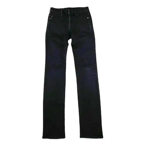 Pre-owned Helmut Lang Slim Jeans In Black