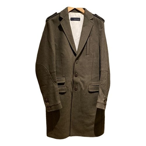 Pre-owned Dsquared2 Wool Coat In Green