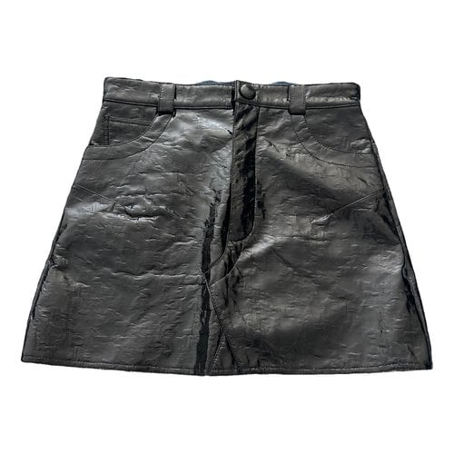 Pre-owned Nina Ricci Mini Skirt In Black