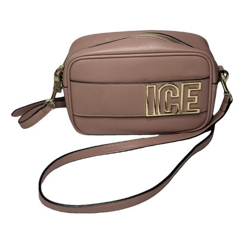 Pre-owned Iceberg Leather Crossbody Bag In Pink