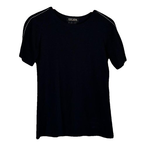 Pre-owned Escada Wool T-shirt In Black
