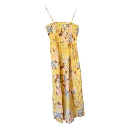 Pre-owned Billabong Mid-length Dress In Yellow