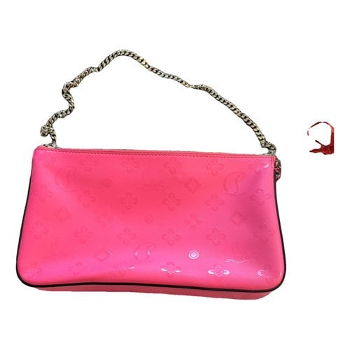 Pre-owned Christian Louboutin Leather Handbag In Pink