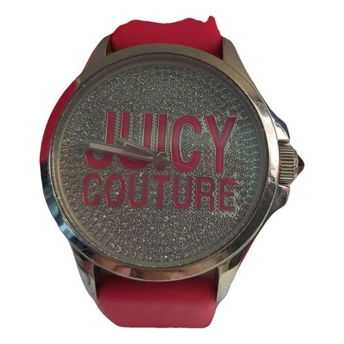 Pre-owned Juicy Couture Watch In Pink