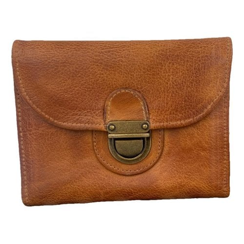 Pre-owned Mjus Leather Wallet In Brown