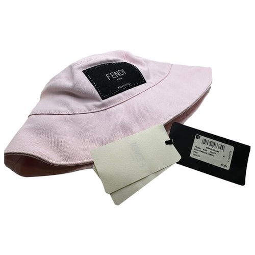 Pre-owned Fendi Hat In Pink