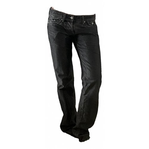 Pre-owned D&g Straight Jeans In Metallic