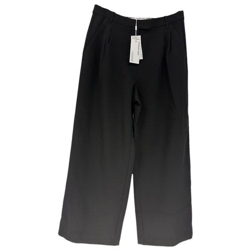 Pre-owned Designers Remix Straight Pants In Black