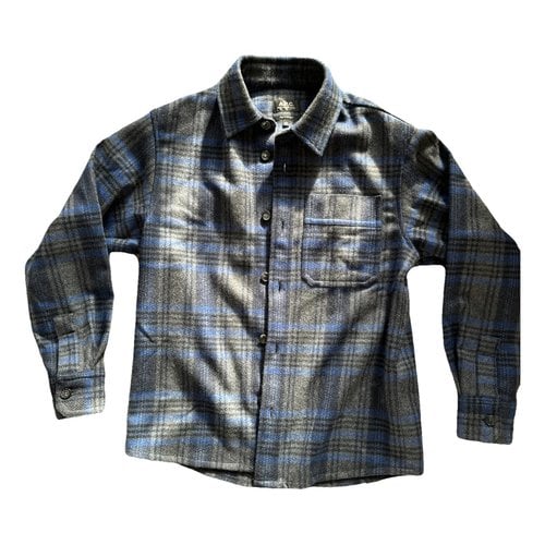 Pre-owned Apc Wool Shirt In Blue