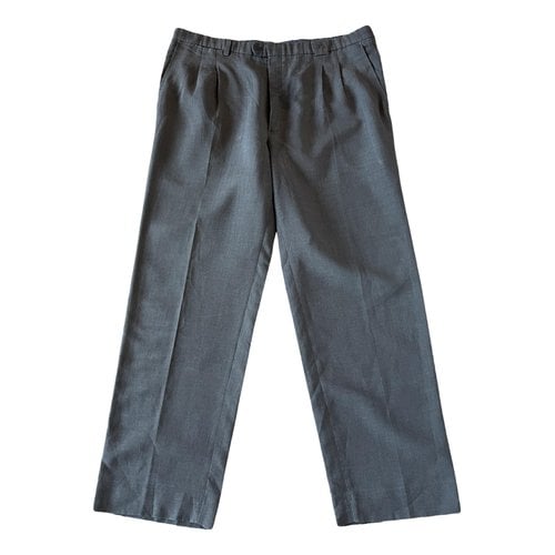 Pre-owned Burberry Linen Trousers In Other