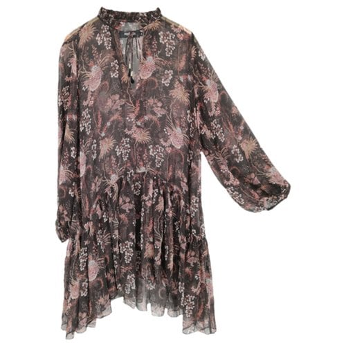 Pre-owned Magali Pascal Mini Dress In Brown