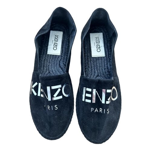 Pre-owned Kenzo Flats In Black