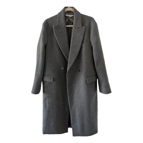 Pre-owned Stella Mccartney Wool Coat In Grey