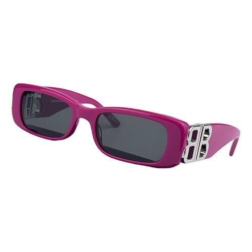 Pre-owned Balenciaga Sunglasses In Purple