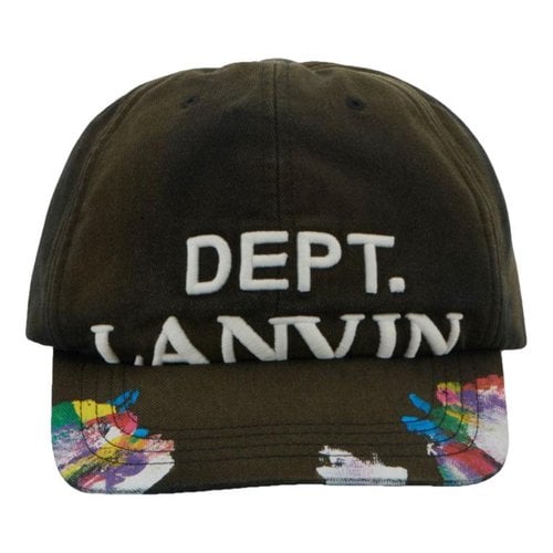Pre-owned Lanvin Hat In Black