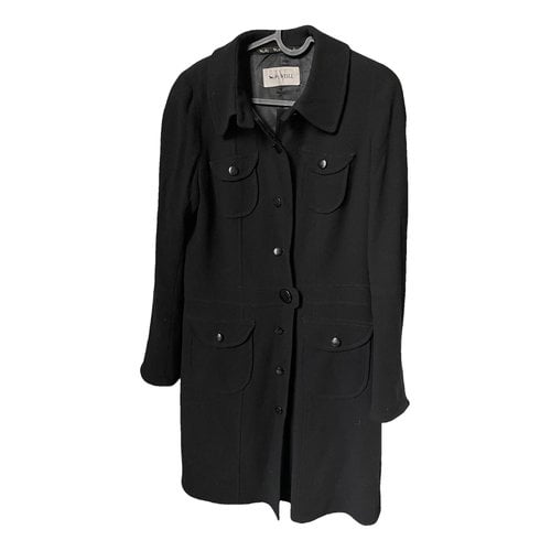 Pre-owned Weill Wool Coat In Black