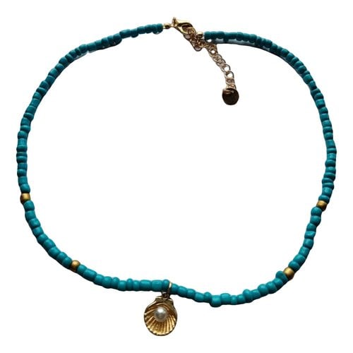 Pre-owned Christian Lacroix Necklace In Turquoise