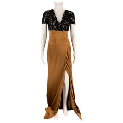 Pre-owned Burberry Maxi Dress In Brown