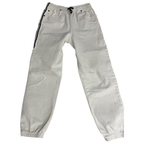 Pre-owned Alexander Wang Large Jeans In White