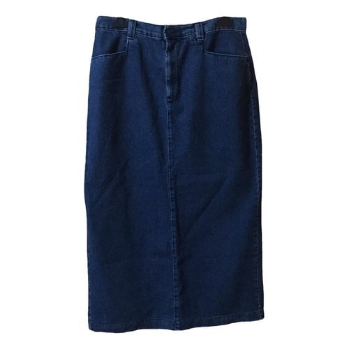 Pre-owned Lee Mid-length Skirt In Blue