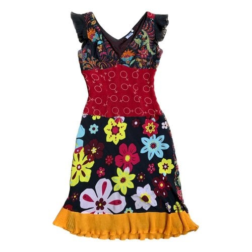 Pre-owned Moschino Mid-length Dress In Multicolour