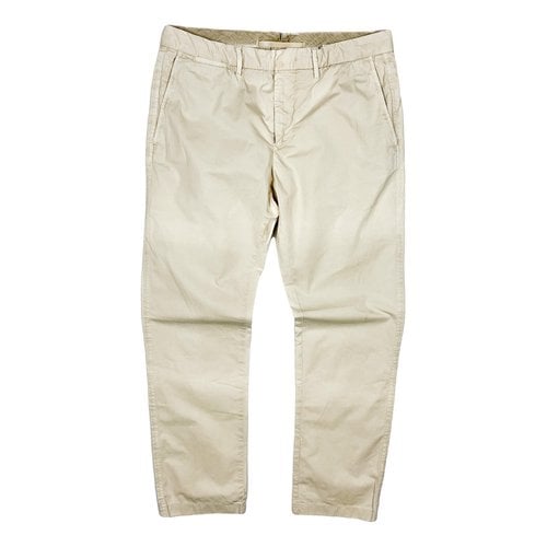Pre-owned C.p. Company Trousers In Beige