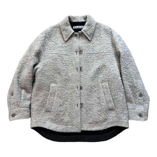 Pre-owned Acne Studios Wool Jacket In Grey