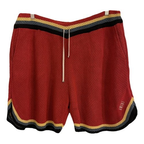 Pre-owned Amiri Short In Red