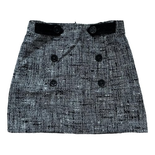Pre-owned Max & Co Wool Mini Skirt In Multicolour