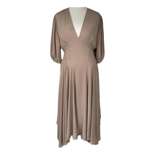 Pre-owned Tove Silk Mid-length Dress In Pink