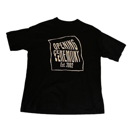 Pre-owned Opening Ceremony T-shirt In Black