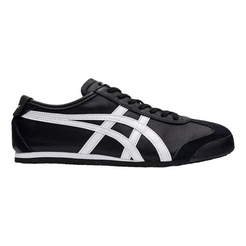 Pre-owned Onitsuka Tiger Leather Trainers In Black