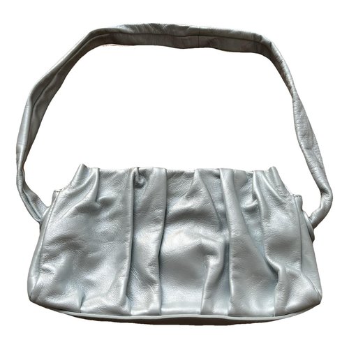 Pre-owned Elleme Leather Handbag In Silver