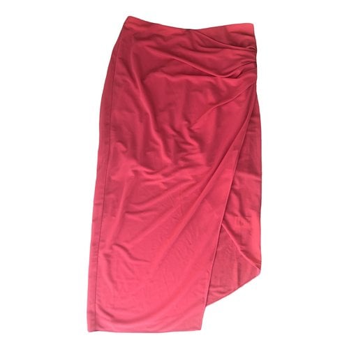 Pre-owned Helmut Lang Mid-length Skirt In Red